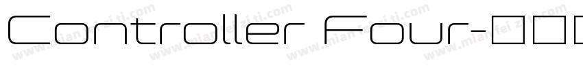 Controller Four字体转换